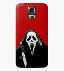 Schrei - Ghostface mit Messer und Telefon Hülle & Klebefolie für Samsung Galaxy