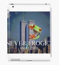 Never Froget 9/11/2001 iPad Case/Skin