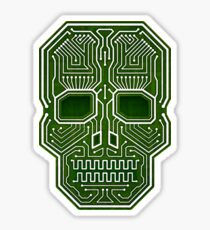 Skull Hacker Isolated Version Sticker