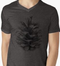 Camiseta para hombre de cuello en v Cono de pino