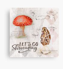 Mushroom Hunter Canvas Print