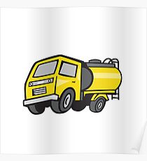 Baby Fuel Tanker Cartoon Poster