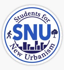 Students for the New Urbanism Sticker