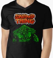Swamp Thing (Nes) Title Screen Men's V-Neck T-Shirt