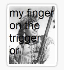 taking back davy - trigger Sticker