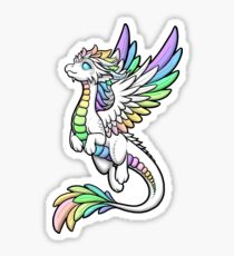 Rainbow Angel Dragon Sticker