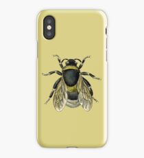 antique typographic vintage honey bee iPhone Case