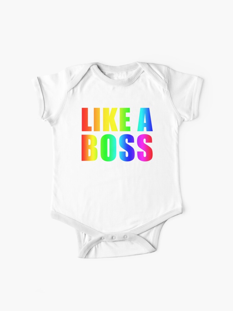 Roblox Inspired Like A Boss Baby One Piece By Concuido Redbubble - roblox dresses redbubble