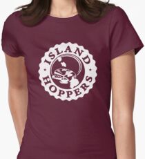 "Island Hoppers" - As Seen on "Magnum P.I." Women's Fitted T-Shirt
