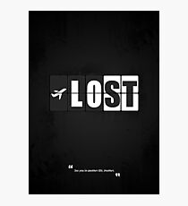 Lost - Minimal TV Series Poster. Photographic Print