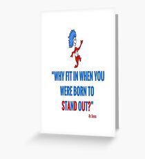 Dr Seuss Day Greeting Card