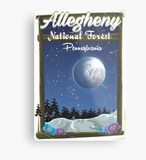 Allegheny National Forest travel poster Metal Print