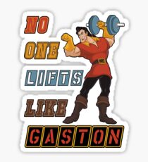 Gaston Lifts Sticker