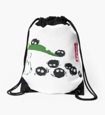 Sootballs in Forest Drawstring Bag