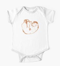 Curl Up Cat One Piece - Short Sleeve
