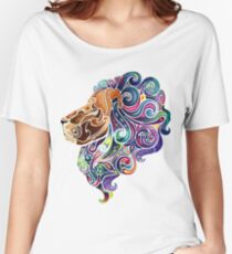 Amazing colorful lion Women's Relaxed Fit T-Shirt