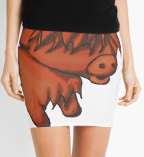 Cartoon Highland cow Mini Skirt