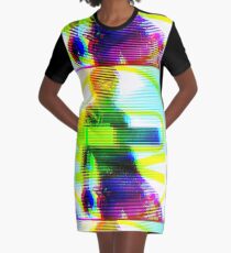 Glitchy Party Poison - Gerard Way - Danger Days Era Graphic T-Shirt Dress