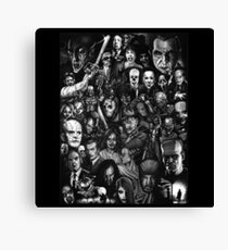 Classic Horror Movies Canvas Print
