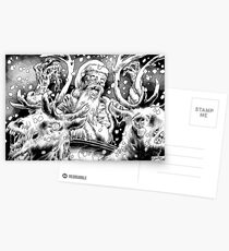 Zombie Santa Postcards