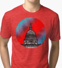 United States Capitol Building Tri-blend T-Shirt