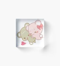 Sugar Cubs - Hug Acrylic Block