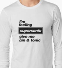 Oasis - Supersonic Lyrics design Long Sleeve T-Shirt