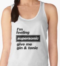 Oasis - Supersonic Lyrics design Women's Tank Top