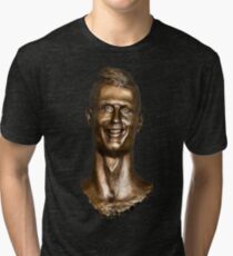 Cristiano Ronaldo Statue/Bust Tri-blend T-Shirt
