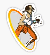 Chell - Portal Sticker
