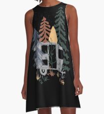 Wilder Luftstrom ... A-Linien Kleid