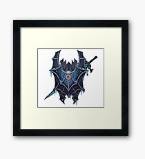 Frostmourne Shield & Sword Framed Print