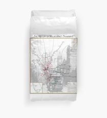 The History of Melbourne's Tramways Duvet Cover
