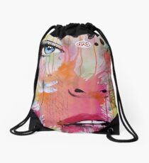 nothing happened Drawstring Bag