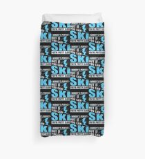 Snowboard SKIING Duvet Cover