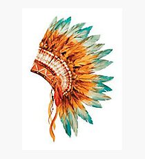 Chief's Headdress Photographic Print