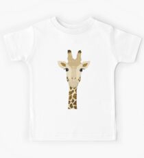 Golden Glitter Giraffe Kids Tee