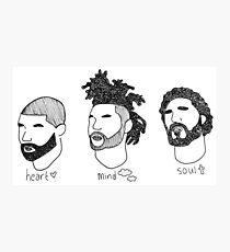 J Cole Drawing: Wall Art | Redbubble