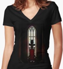 Throne of Glass. Women's Fitted V-Neck T-Shirt