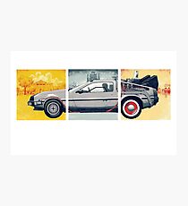 back to the future Photographic Print