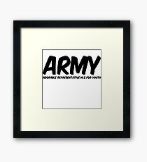 ARMY Framed Print