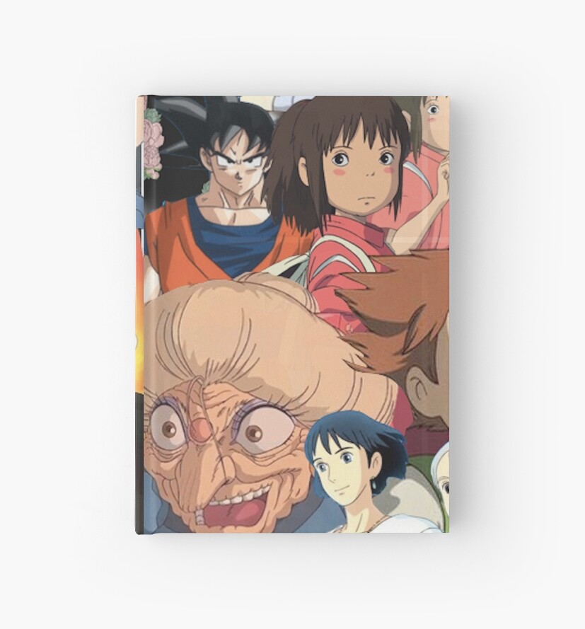 "Anime" Hardcover Journal by allthecollages | Redbubble