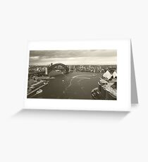 Sydney icons aerial Greeting Card
