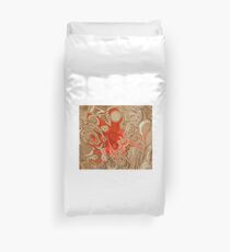 yellowish brown abstractions Duvet Cover