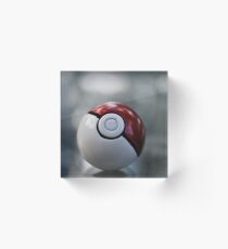 Pokeball Acrylic Block