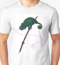 Samurai Chameleon Unisex T-Shirt
