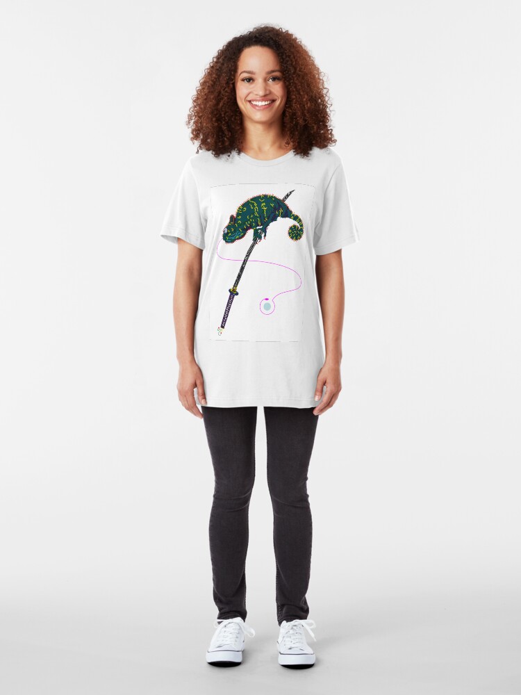 Alternative Ansicht von Samurai Chameleon Slim Fit T-Shirt