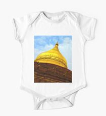 Golden Pagodas One Piece - Short Sleeve