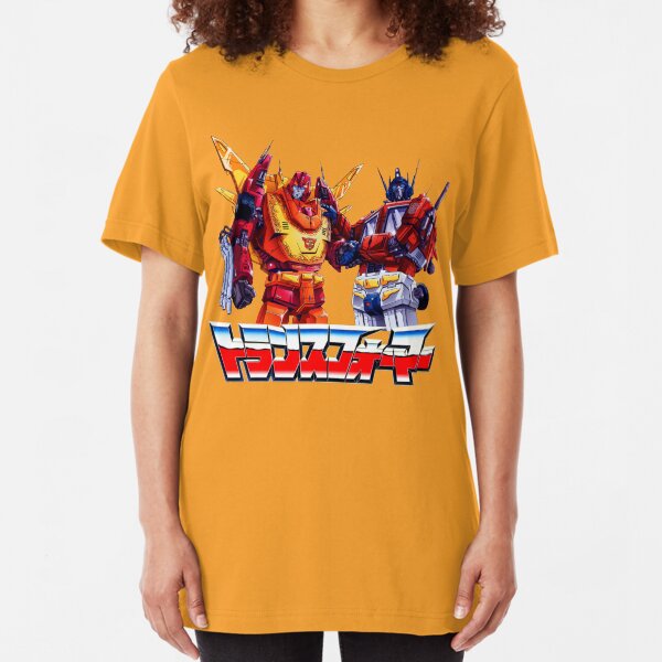 Optimus Prime and Rodimus Slim Fit T-Shirt