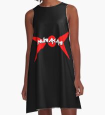Haruki Murakami Logo A-Linien Kleid